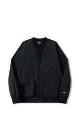 UNISEX FRONT POCKETS NYLON CARDIGAN