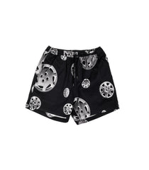 Pleasures Black Roadside Shorts Black Man
