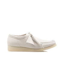 Clarks Wallabe Classic Off White Nubuck Men's