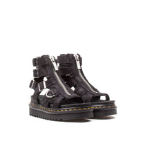 Dr. Martens Olson Nappa Zip Sandal Black Women