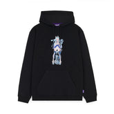 Octopus Zebra Idol Hoodie Black