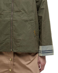 Barbour Catlin Showerproof Jacket Olive Green Women