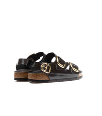 Birkenstock Milano High Shine Big Bucle Black Women
