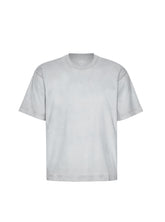 Oversized Cotton T-Shirt in Grey Dyed Garment