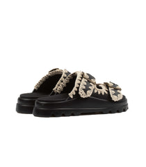 Mou Eva One Piece Slide Two Buckle Black