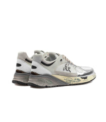 Premiata Mase 7402 Leather Mesh Silver Silver