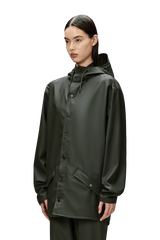 Rains 12010 Button Green Unisex Raincoat