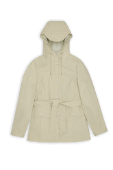 Rains Curve Short Jacket Cream