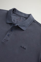 Mackinack Polo Shirt In Blue Cotton Piqué