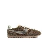 Autry Windspin Low Women Suede Leopard Platinum