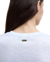 T-Shirt Barbour Ava Top Bianco Donna