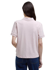 Polo Barbour Bowford Maniche Corte Rosa Donna