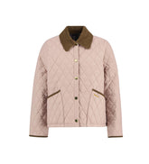 Barbour Icons Cropped Liddesdale Quilted Jacket Rosa Donna