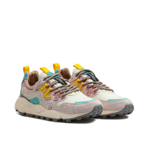 Flower Mountain Yamano 3 Suede Nylon Grey-Off White-Pink