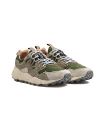 Flower Mountain Yamano 3 Uomo Suede Nylon Off White Military Greeb