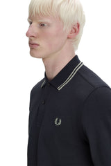 Fred Perry Fp Ls Twin Tipped Fp Shirt Manica Lunga