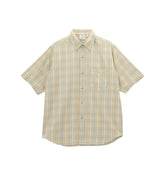 Gramicci S/S Checkered Ombre Shirt Mustard