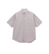 Gramicci S/S Checkered Ombre Shirt Purple