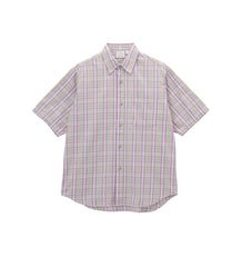 Gramicci S/S Checkered Ombre Shirt Purple