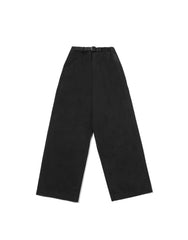 Kappy Two Tuck Wide Pants Black