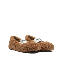 Moon Boot Mb Shearling Ballerina Cognac
