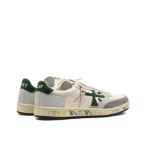 Premiata Basket Clay 7623 Bianco Grigio Verde