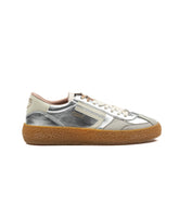 Puraai Vintage Vegan Foil Leather Silver
