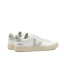 Veja Campo Chromefree Leather Extra White Natural Suede