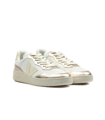 Veja V-90 Leather White Platine