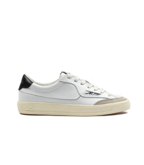 Autry Windscape Leather Suede White Black Donna