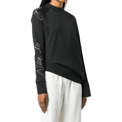 Y-3 WOMEN'S SASHIKO SLOGAN SWEATER