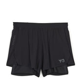Y-3 RUNNING SHORTS WITH TIGHTS