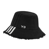 Y-3 STRIPES BUCKET HAT