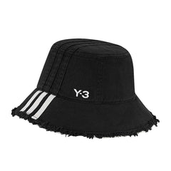Y-3 STRIPES BUCKET HAT