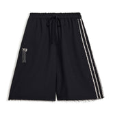 Y-3 SPORT UNIFORM RAW CUT 3-Stripes SHORTS