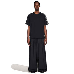 Y-3 RAW EDGE 3 STRIPES WIDE PANTS