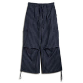 Y-3 PINSTRIPE UT STRAIGHT LEG PANTS