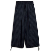 Y-3 REFINED WOOL CROPPED WIDE LEG PANTS