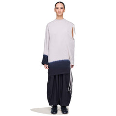 Y-3 DIP DYE CINCHED DRAPE TEE