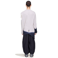 Y-3 DIP DYE CINCHED DRAPE TEE