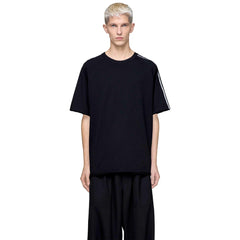 Y-3 RAW EDGE 3-STRIPES SHORT SLEEVE TEE