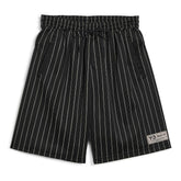 Y-3 MESH PINSTRIPE SHORTS