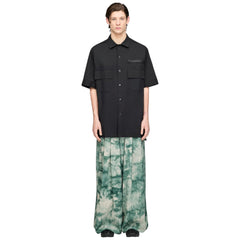 Y-3 RAW EDGE 3 STRIPES AOP WIDE PANTS