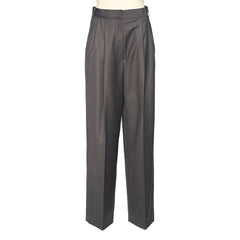 pushBUTTON UNDERLINE DARK GRAY WIDE PANTS