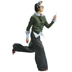 pushBUTTON UNDERLINE DARK GRAY WIDE PANTS