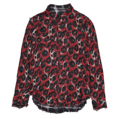 R13 REVERSIBLE SHREDDED SEAM SHIRT