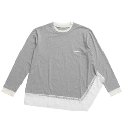 PRANK PROJECT ASYMMETRICAL HEM LACE TOP