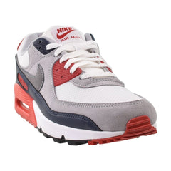 Nike Air Max 90 Men's Shoes White/Cool Grey/University Red dm0029-117