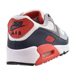 Nike Air Max 90 Men's Shoes White/Cool Grey/University Red dm0029-117