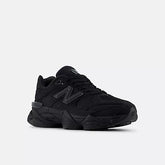 Big Kids' New Balance 9060 "Triple Black Suede"